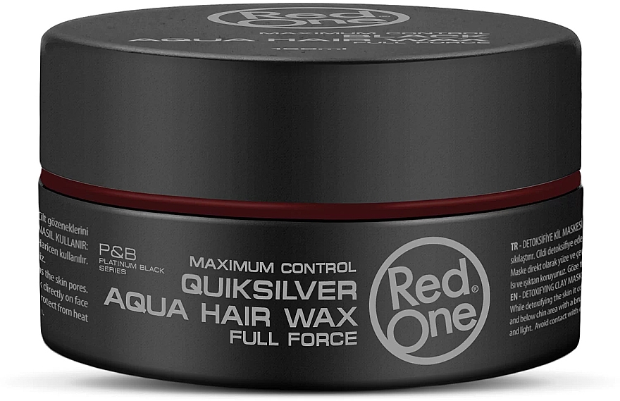 Аквавоск для волос ультрасильной фиксации - RedOne Aqua Hair Wax QuickSilver — фото N1