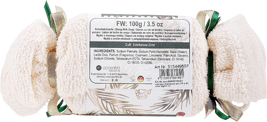 Набор для тела - Accentra Winter Spa (soap/100g + sponge) — фото N2