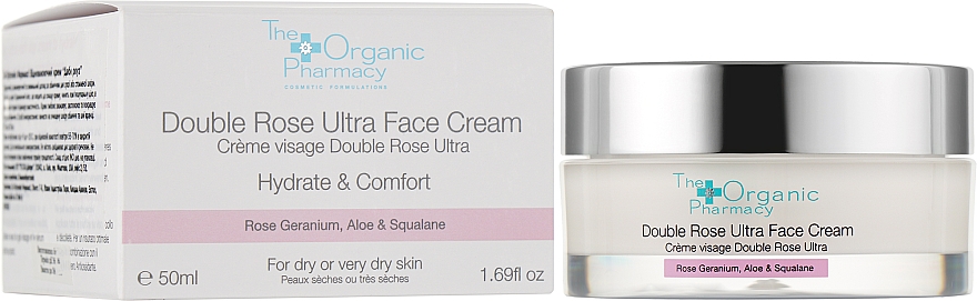 Крем для сухої шкіри обличчя - The Organic Pharmacy Double Rose Ultra Face Cream — фото N2
