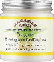 Скраб для тела с гранулами жожоба "Франжипани" - Lemongrass House Frangipani Body Scrub — фото N1