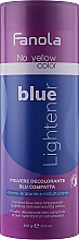 Парфумерія, косметика Пудра для освітлення синя - Fanola No Yellow Blue Lightener Powder