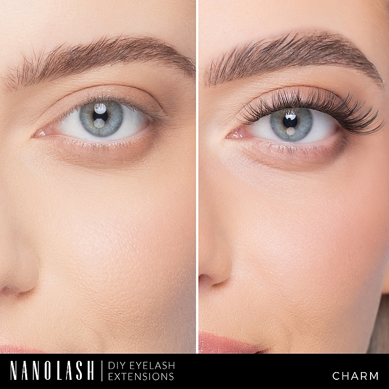 Накладные ресницы - Nanolash Diy Eyelash Extensions Charm — фото N3