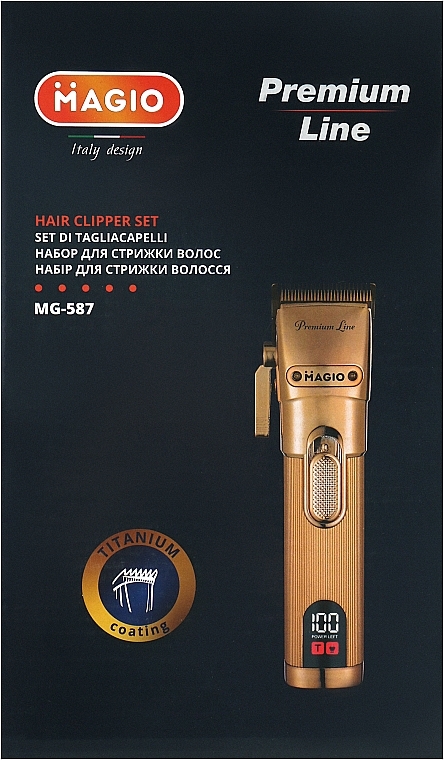 Машинка для стрижки волосся MG-587 - Magio — фото N2