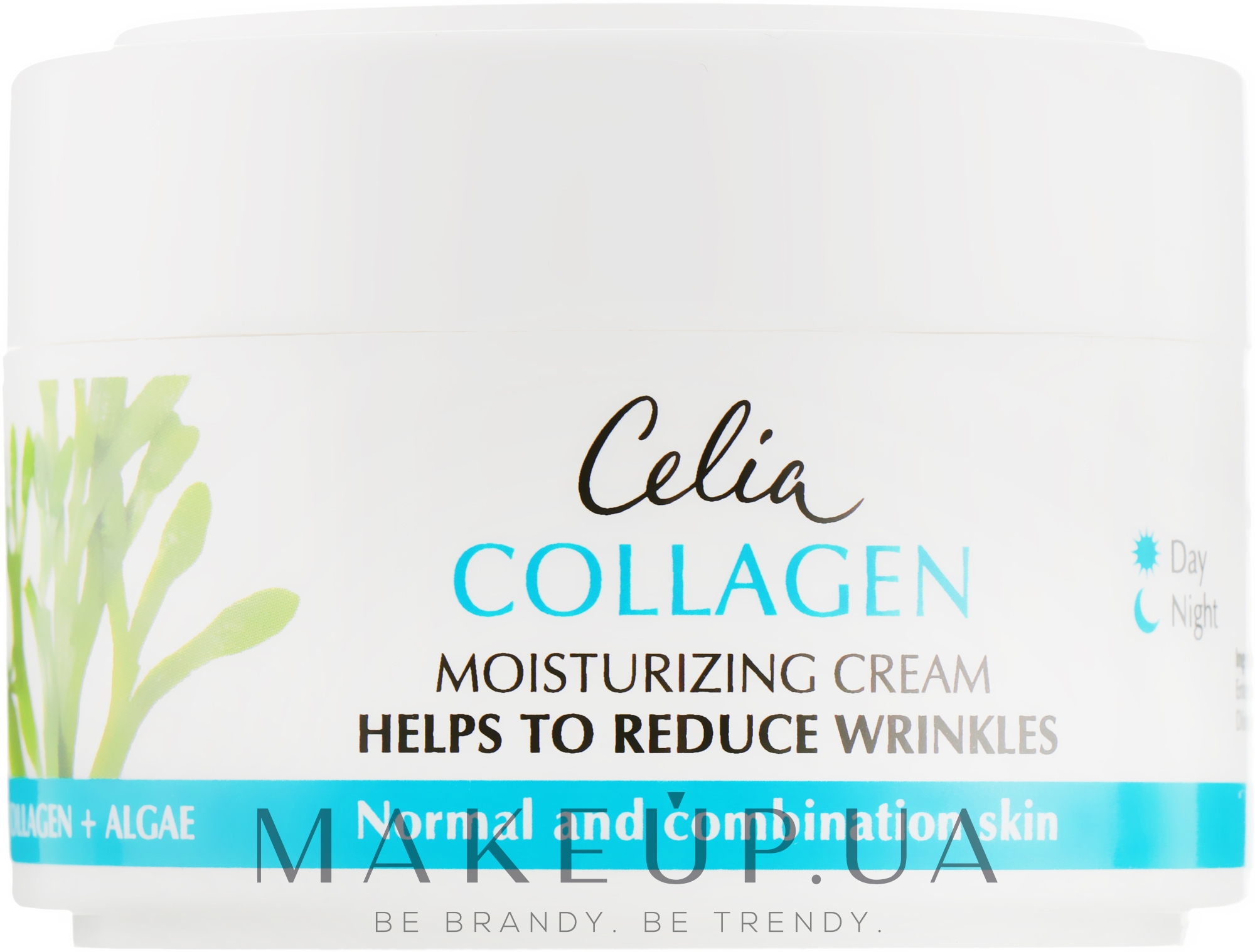 Крем зволожуючий від зморшок для нормальної та комбінованої шкіри обличчя - Celia Collagen Cream — фото 50ml