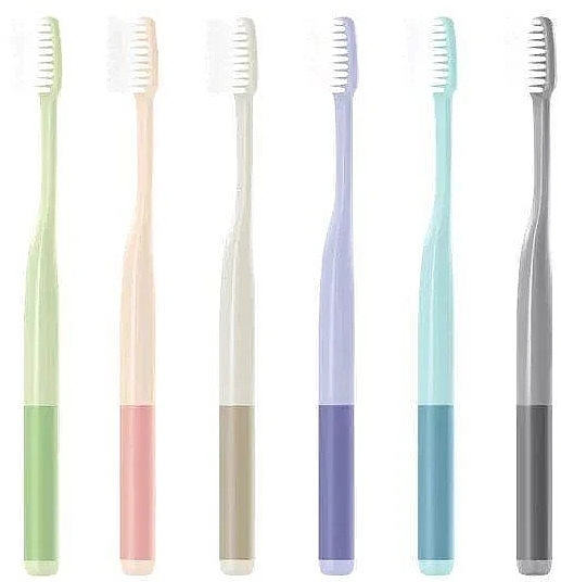 Набор зубных щеток, 6 штук - Xiaomi Everyday Elements Set of Antibacterial Toothbrushes — фото N1