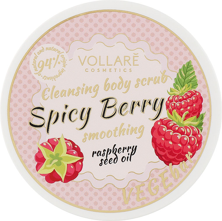 Очищающий пилинг для тела - Vollare Cleansing Body Scrub Spicy Berry  — фото N1