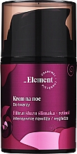 Нічний крем для обличчя з муцином равлика - _Element Snail Slime Filtrate Night Cream — фото N4
