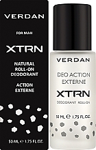 Минеральный роликовый дезодорант для мужчин - Verdan Deo Action XTRN Deodorant Roll-On — фото N2