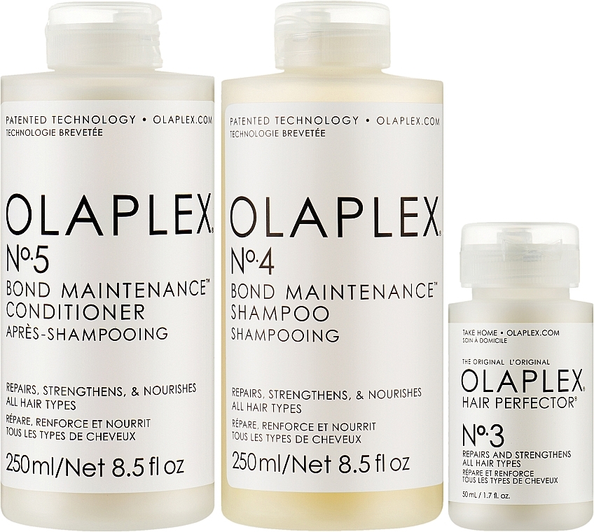 УЦЕНКА Набор - Olaplex Strong Days Ahead Hair Kit (h/elixir/50ml + h/shm/250ml + h/cond/250ml) * — фото N2