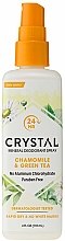 Парфумерія, косметика Дезодорант-спрей з ароматом ромашки і зеленого чаю - Crystal Essence Deodorant Spray