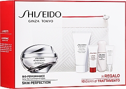 Парфумерія, косметика Набір - Shiseido Bio-Performance Skin Perfection Kit (cr/50ml + foam/30ml + con/5ml + ser/7ml + eye/cr/3ml + bag)