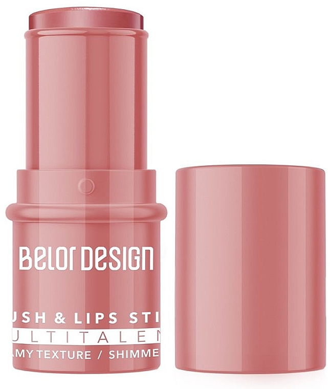 Мультифункциональные румяна-стик для лица - Belor Design Multitalent Blush & Lips Stick