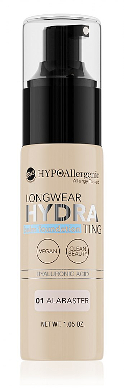 Гипоаллергенный увлажняющий тональный крем - Bell HypoAllergenic Longwear Hydrating Balm Foundation