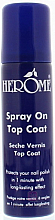 Спрей для нігтів - Herome Spray On Top Coat — фото N1