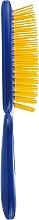 Щітка для волосся, синя з жовтим - Janeke Superbrush — фото N2