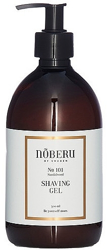 Гель для гоління - Noberu Of Sweden №101 Sandalwood Shaving Gel — фото N2
