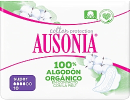 Духи, Парфюмерия, косметика Гигиенические прокладки, 10 шт - Ausonia Cotton Protection 
