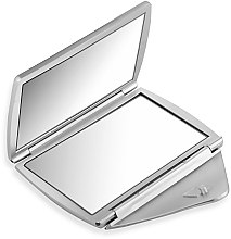 Зеркало двухстороннее конверт, серебро - Ruby Rose Delux Two-Way Mirror — фото N3