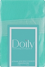 Штаны для прессотерапии из спанбонда на завязке, размер L/XL, мятные - Doily — фото N1