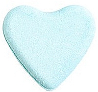 Парфумерія, косметика Бомбочка для ванни "Серце", блакитна - IDC Institute Heart Bath Fizzer