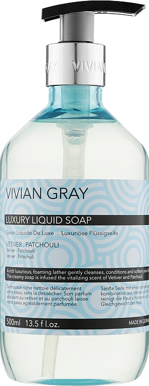 Мыло для рук - Vivian Gray Luxury Cream Soap Vetiver & Patchouli — фото N1