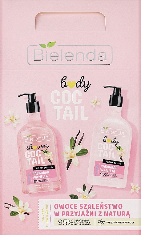 Набор - Bielenda Body Coctail (sh/gel/400ml + b/balm/400ml) — фото N1