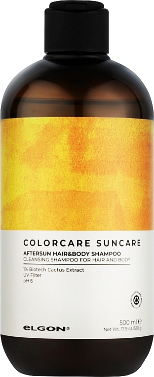 Шампунь после солнца для волос и тела - Elgon Suncare Aftersun Hair&Body Shampoo — фото N1