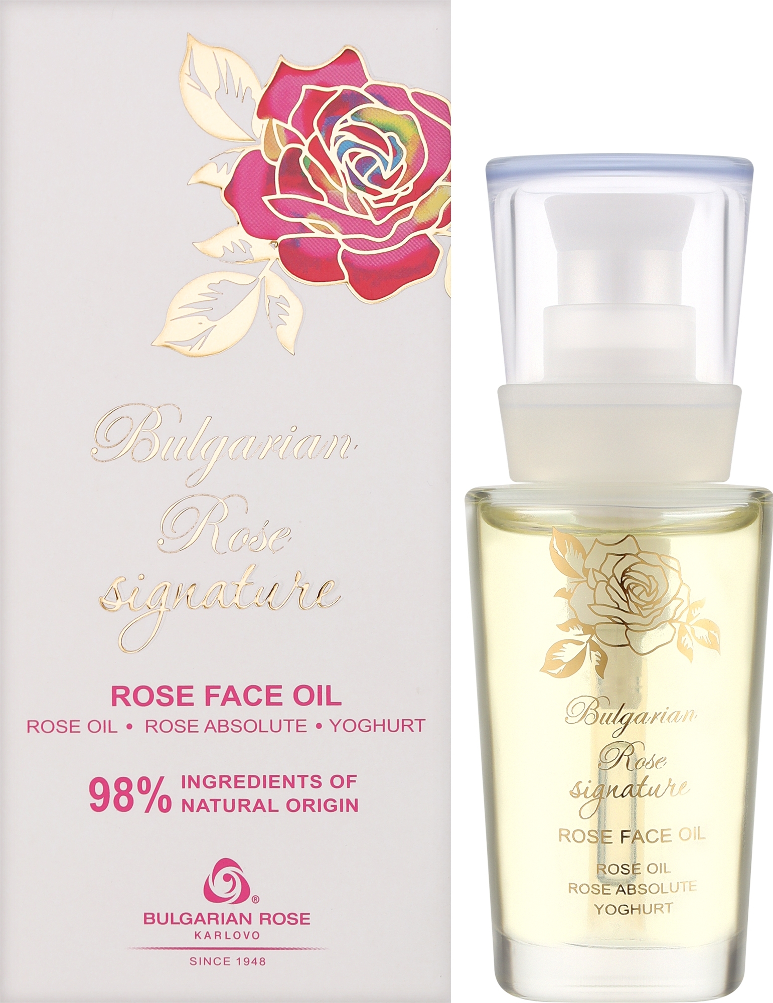 Олія для обличчя - Bulgarian Rose Signature Rose Face Oil — фото 30ml