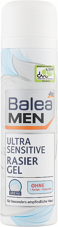 Ультрачутливий гель для гоління - Balea Men Ultra Sensitive Shaving Gel — фото N1