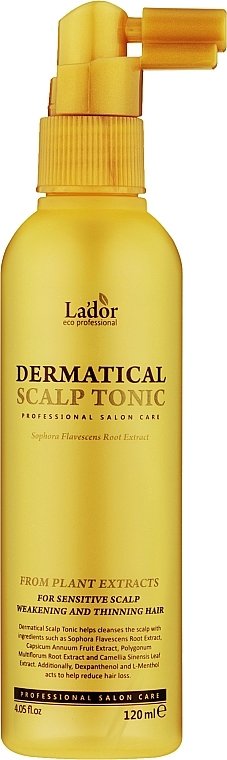 Тонік для шкіри голови проти випадіння волосся - La'dor Dermatical Scalp Tonic — фото N4