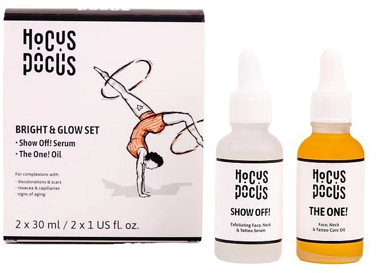 Набор - Hocus Pocus Bright & Glow Set (oil/30ml + ser/30ml) — фото N1