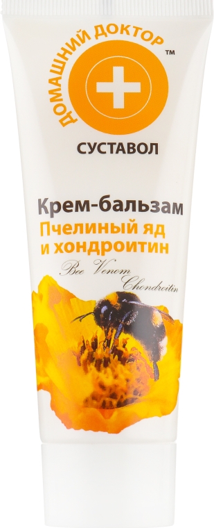 Крем-бальзам "Пчелиный яд и хондроитин" - Домашний Доктор — фото N2