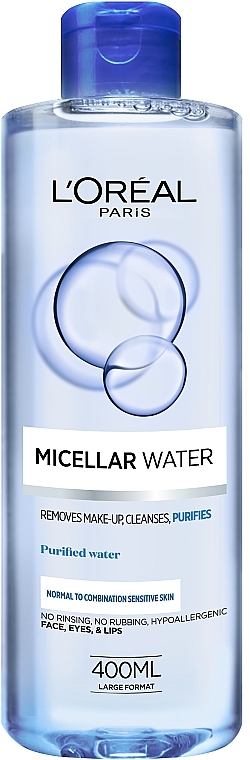 Мицеллярная вода для нормального, комбинированного типа кожи - L’Oréal Paris Skin Expert — фото N1
