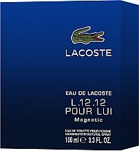 УЦЕНКА Lacoste Eau de Lacoste Pour Homme L.12.12. Magnetic - Туалетная вода * — фото N3