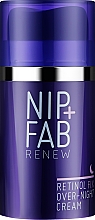Парфумерія, косметика Крем для обличчя омолоджувальний, нічний з ретинолом - NIP + FAB Retinol Fix Overnight Cream
