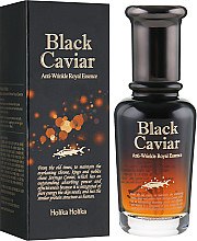 Парфумерія, косметика Есенція проти зморшок з екстрактом чорної ікри - Holika Holika Black Caviar Anti-Wrinkle Royal Essence