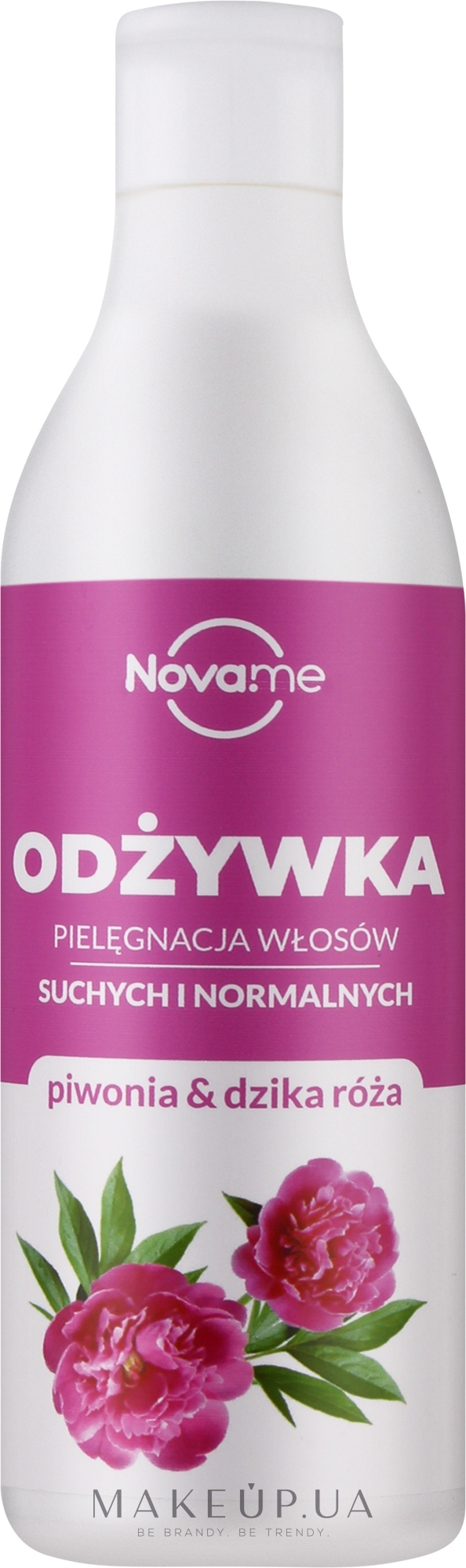 Кондиционер для сухих и нормальных волос "Пион и шиповник" - Novame — фото 300ml