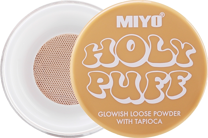 Рассыпчатая пудра для лица с тапиокой - Miyo Holy Puff Glowish Loose Powder With Tapioca — фото N2