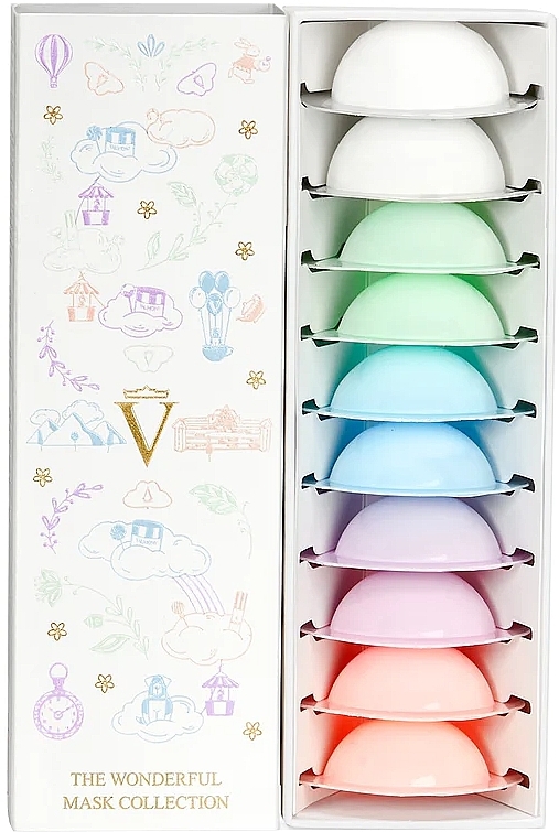 Набір, 10 продуктів - Valmont The Wonderful Mask Collection — фото N1