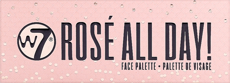 Палетка для лица и глаз - W7 Face & Eye Palette Rose All Day — фото N2