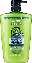 Укрепляющий шампунь для нормальных волос "Сила и блеск" - Garnier Fructis Shampoo 2in1 — фото N2