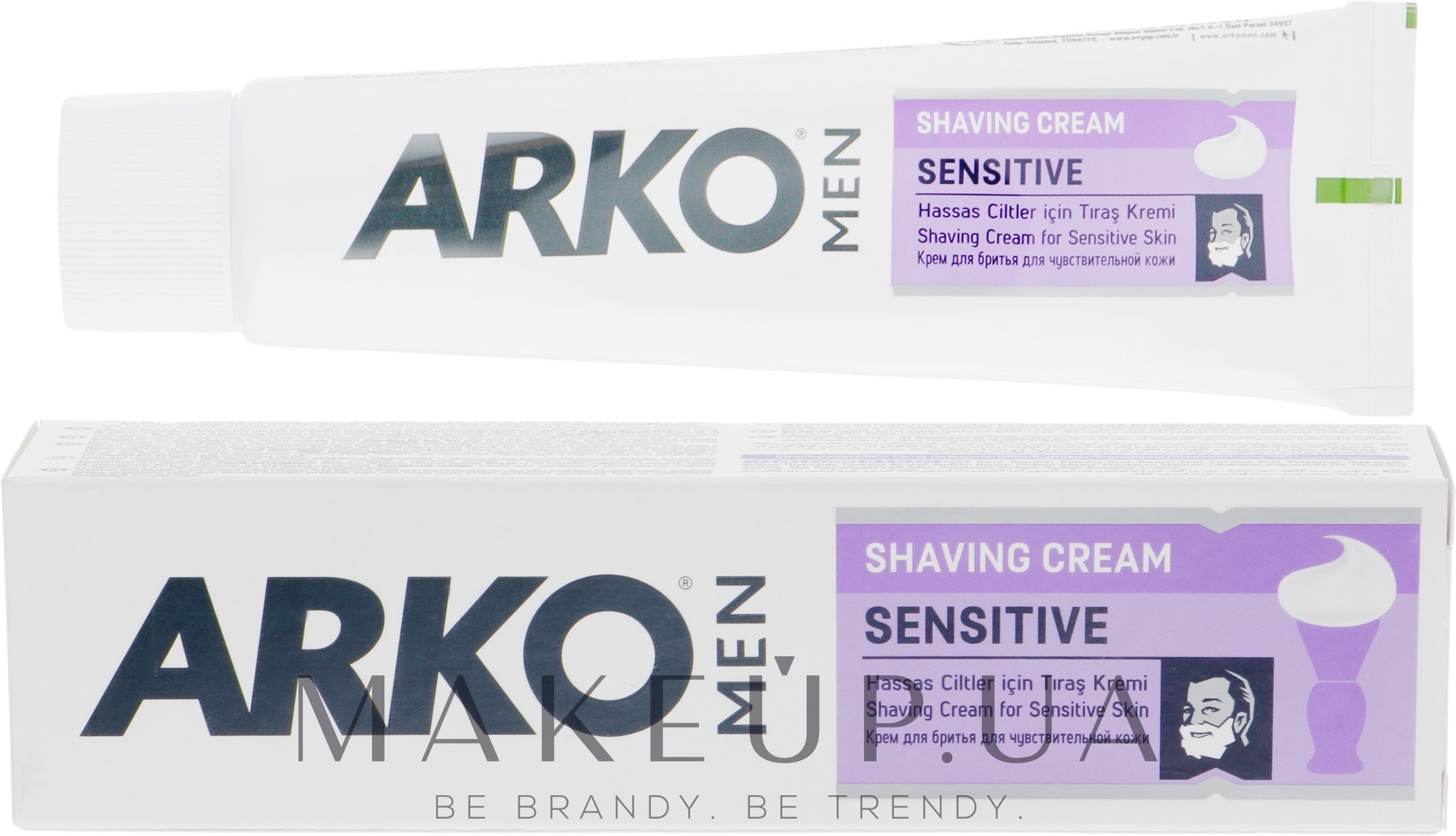 Крем для гоління "Sensitive" - Arko Men — фото 65ml