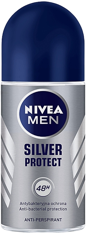 Набор - NIVEA MEN Silver Protect (foam/200ml + ash/balm/100ml + deo/50ml + sh/gel/250ml) — фото N4