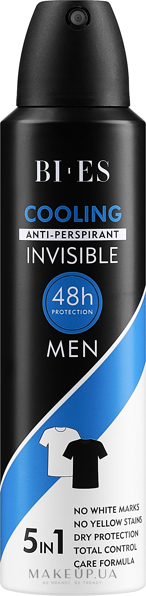 Антиперспірант-спрей - Bi-Es Men Cooling Anti-Perspirant Invisible — фото 150ml