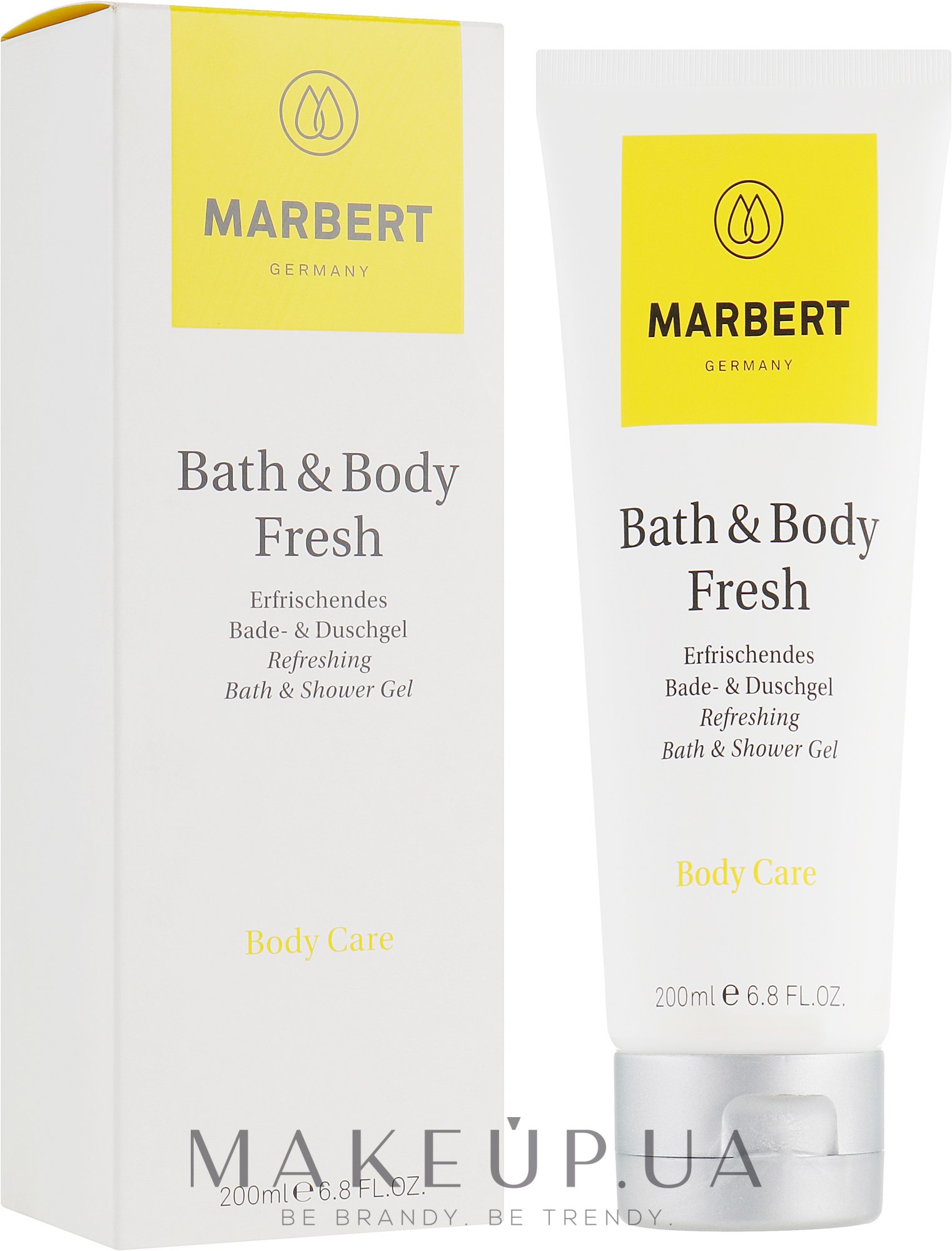 Гель для душа с освежающим ароматом цитрусовых - Marbert Bath & Body Fresh Refreshing Shower Gel  — фото 200ml