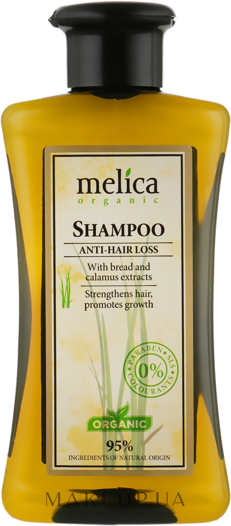 Шампунь для волос "Питательный" против выпадения волос - Melica Organic Anti-hair Loss Shampoo — фото 300ml