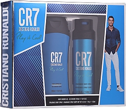 Парфумерія, косметика Cristiano Ronaldo CR7 Play It Cool - Набір (sh/gel/200ml + deo/spray/150ml)