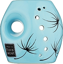 Аромалампа "Ирис", голубая с одуванчиками - Flora Secret — фото N1