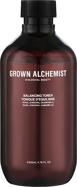 Регулювальний тонер - Grown Alchemist Balancing Toner: Rose Absolute, Ginseng & Chamomile (тестер) — фото N1