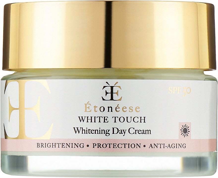 Денний крем для обличчя - Etoneese White Touch Whitening Day Cream SPF 50